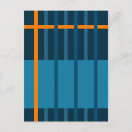 織りストライプ1 ポストカード