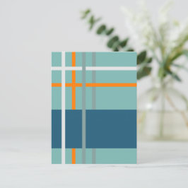 織りストライプ2 ポストカード