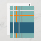 織りストライプ2 ポストカード (正面/裏面)