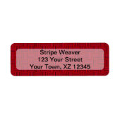 織りストライプ ラベル (正面)