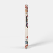 織りハート-フォークアートリボン SAMSUNG GALAXYケース (右側面)