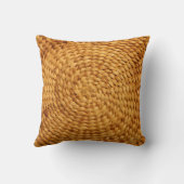 織りバストバックグラウンドテクスチャブラウン クッション (裏面)