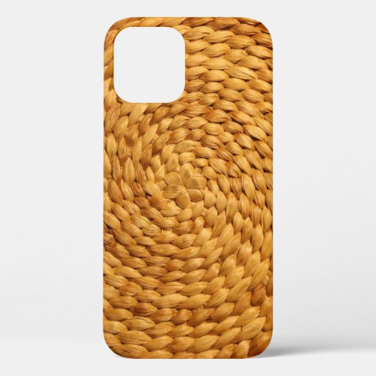 織りバストバックグラウンドテクスチャブラウン Case-Mate iPhoneケース (裏面)
