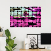 織りビーチ ポスター (ホームオフィス)