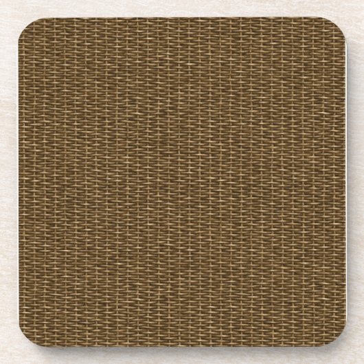 織りピクニックバスケット コースター (正面)