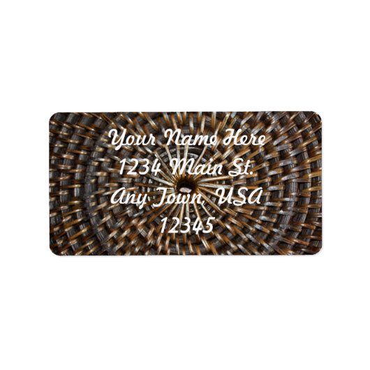 織りマット ラベル (正面)