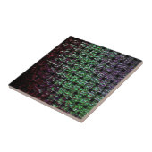 織りメタル紫グリーンタイル タイル (側面)