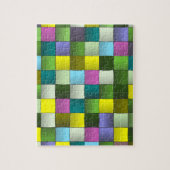 織りモザイクパターン ジグソーパズル (縦)