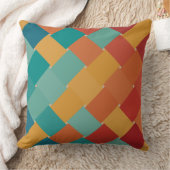 織りレトロ、ヴィンテージパターン クッション (ブランケット)