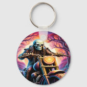 織り交ぜた枝を乗り越える キーホルダー (裏面)