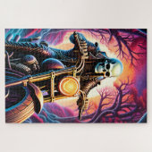 織り交ぜた枝を乗り越える ジグソーパズル (横)