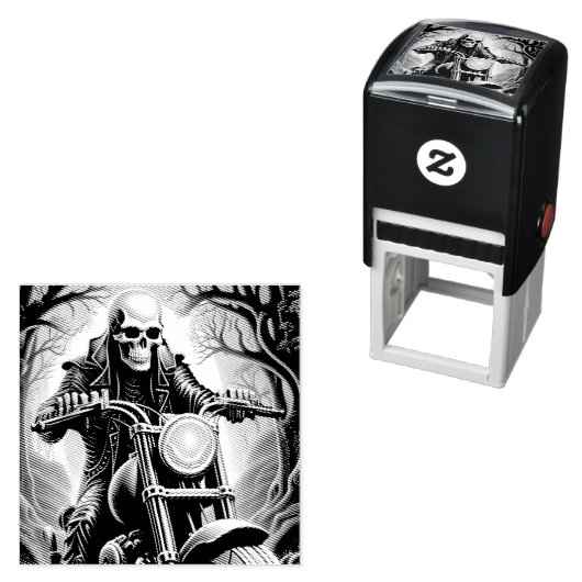 織り交ぜた枝を乗り越える セルフインキングスタンプ (インサイチュ)