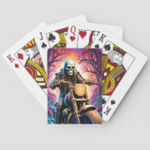 織り交ぜた枝を乗り越える トランプ (裏面)