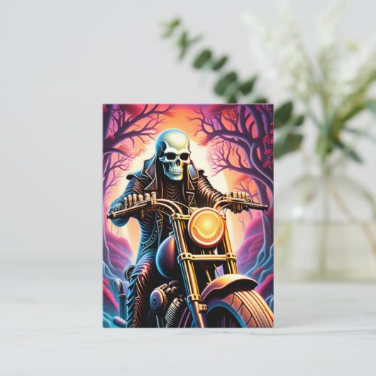 織り交ぜた枝を乗り越える ポストカード (スタンド正面)