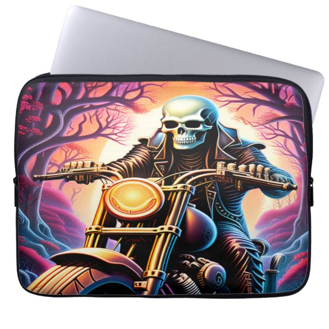 織り交ぜた枝を乗り越える ラップトップスリーブ (正面)