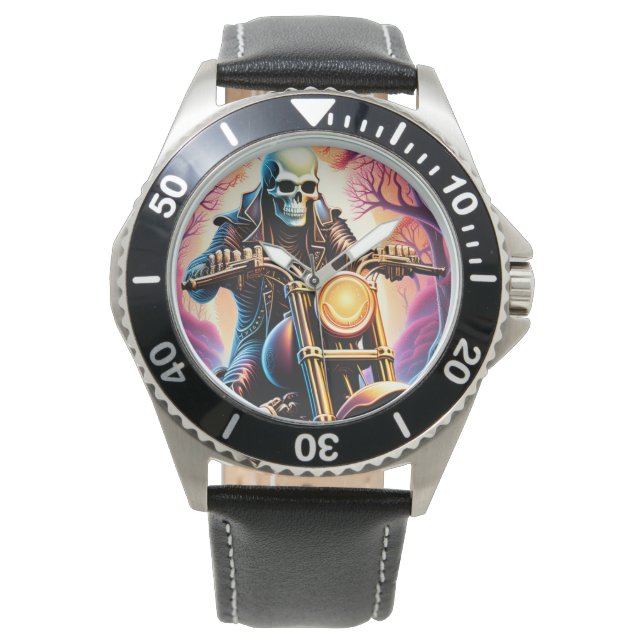 織り交ぜた枝を乗り越える 腕時計 (正面)