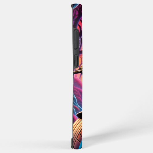 織り交ぜた枝を乗り越える SAMSUNG GALAXYケース (右側面)