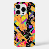  織り交ぜられた花柄 Case-Mate iPhoneケース (裏面)