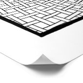 織り太陽 ポスター (角)