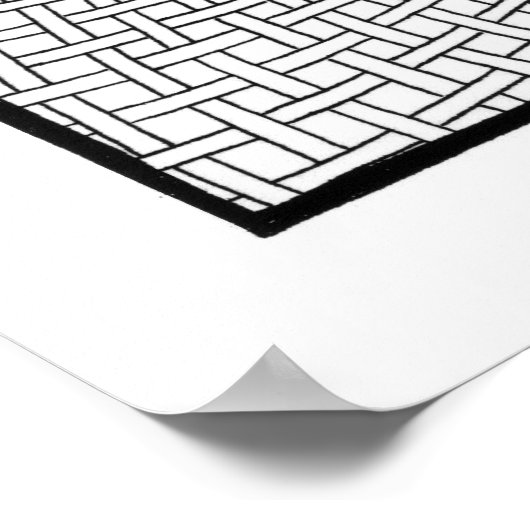 織り太陽 ポスター (角)