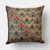 織り最高傑作:テキスタイルの針仕事の投げピロ クッション (裏面)