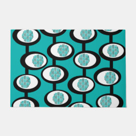 織り楕円 ドアマット