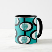 織り楕円 マグカップ (正面右)