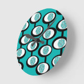 織り楕円 ラウンド壁時計 (傾斜)