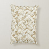 織り模様の蘭 アクセントクッション (裏面(縦))