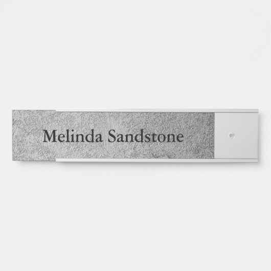 織り目加工のぶら下がったな壁の机のドアの名札 サインプレート (正面)
