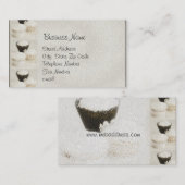 織り目加工のカップケーキの名刺 名刺 (正面/裏面)