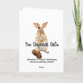 織り目加工のクリスマスの天使 シーズンカード (裏面)