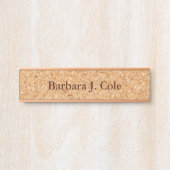 織り目加工の一見のぶら下がったな壁の机のドアの名札 サインプレート (正面)