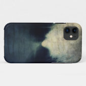 織り目加工の夕べの抽象芸術 Case-Mate iPhoneケース (裏面(横))