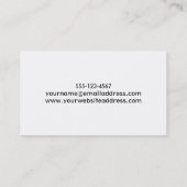 織り目加工の濃いピンクの水彩画4上の金ゴールドの曼荼羅 名刺 (裏面)