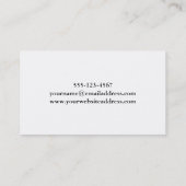 織り目加工の濃いピンクの水彩画5上の金ゴールドの曼荼羅 名刺 (裏面)