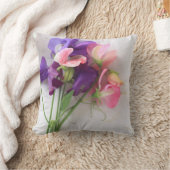 織り目加工の紙のスイートピー クッション (ブランケット)
