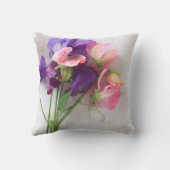 織り目加工の紙のスイートピー クッション (裏面)