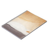 織り目加工の背景 ノートブック (左側)