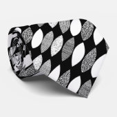 織り目加工の葉03の対角線 ネクタイ (ロール)