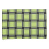 織り緑 枕カバー (正面右)