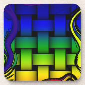 織り色 コースター (正面)