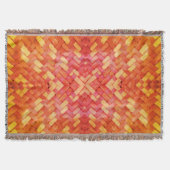 織り調和パターンブランケット スローブランケット (正面)