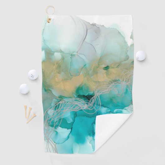 織り込み冶金 ゴルフタオル (インサイチュ)