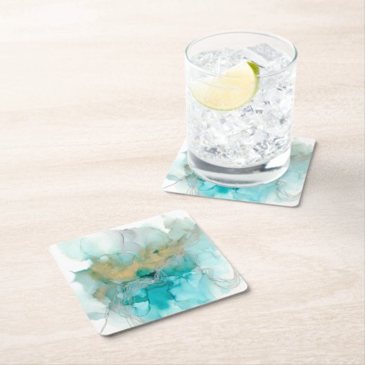 織り込み冶金 スクエアペーパーコースター (インサイチュ)