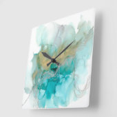 織り込み冶金 スクエア壁時計 (傾斜)