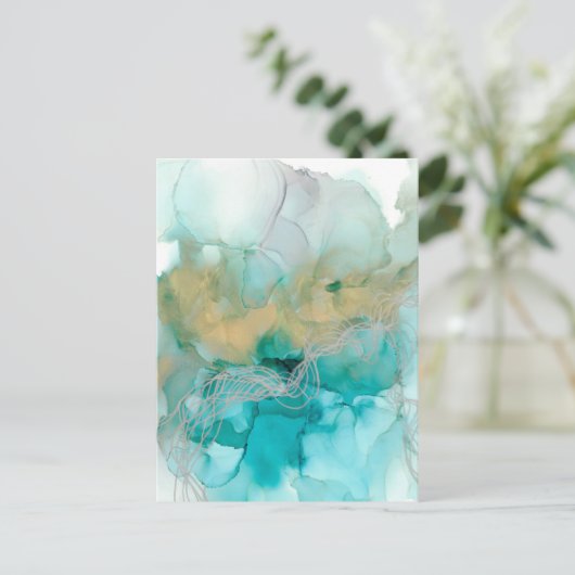 織り込み冶金 ポストカード (スタンド正面)