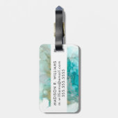 織り込み冶金 ラゲッジタグ (裏面縦)