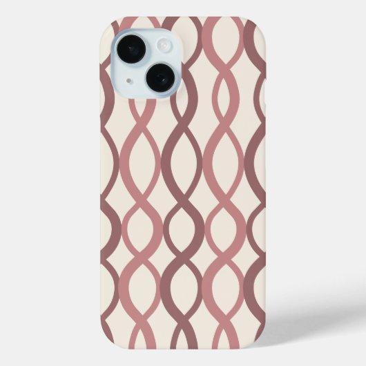 織り込み幾何学的パターン – ミニマモダンリスト Case-Mate iPhoneケース (裏面)