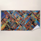 織り込み ビーチタオル (正面)